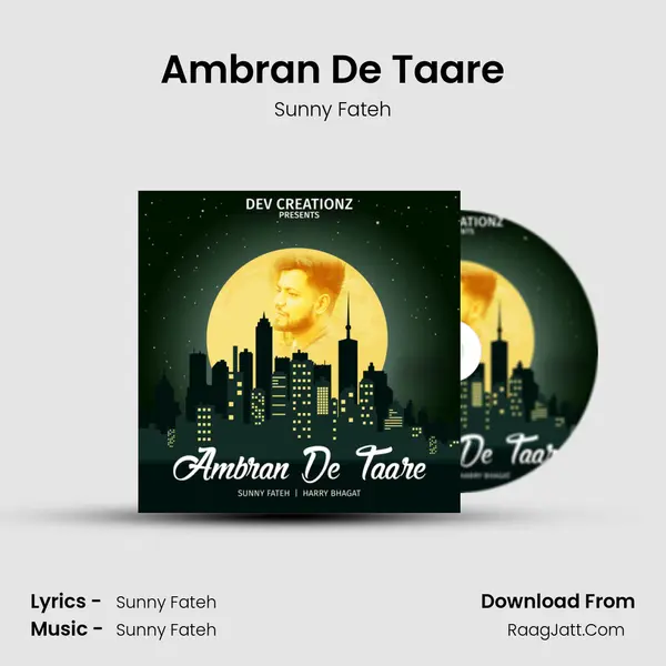 Ambran De Taare MP3 Song by Sunny Fateh Cover