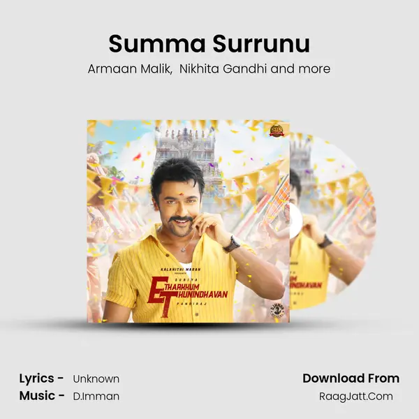 Summa Surrunu MP3 Song by Armaan Malik Cover