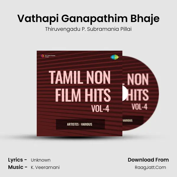 Vathapi Ganapathim Bhaje MP3 Song by Thiruvengadu P. Subramania Pillai Cover