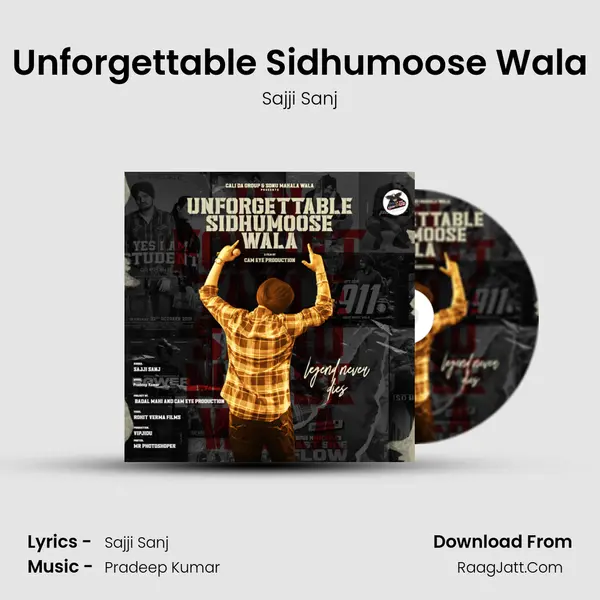 Unforgettable Sidhumoose Wala MP3 Song by Sajji Sanj Cover