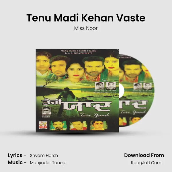 Tenu Madi Kehan Vaste MP3 Song by Miss Noor Cover