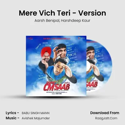 Mere Vich Teri - Version MP3 Song by Aarsh Benipal Cover