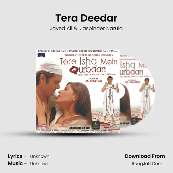 Tera Deedar MP3 Song by Javed Ali Cover