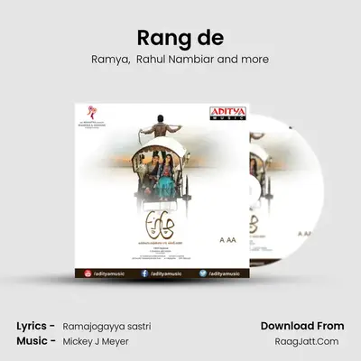 Rang de MP3 Song by Ramya Cover