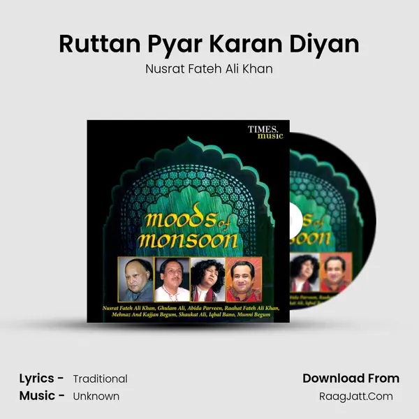 Ruttan Pyar Karan Diyan MP3 Song by Nusrat Fateh Ali Khan Cover