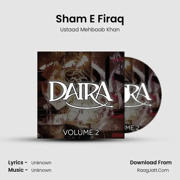 Sham E Firaq MP3 Song by Ustaad Mehboob Khan Cover