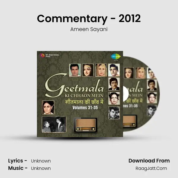 Commentary - 2012 MP3 Song by Ameen Sayani Cover
