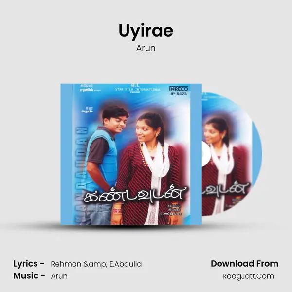 Uyirae MP3 Song by Arun Cover