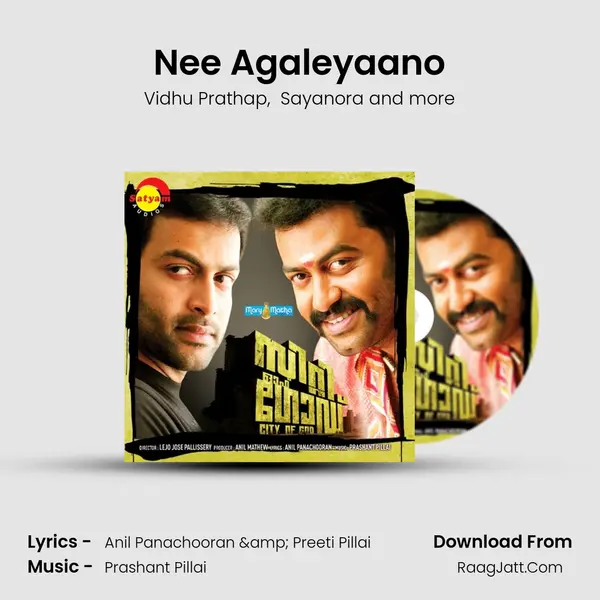 Nee Agaleyaano MP3 Song by Vidhu Prathap Cover