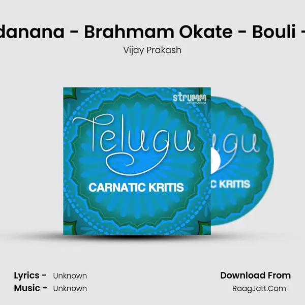 Tandanana - Brahmam Okate - Bouli - Adi MP3 Song by Vijay Prakash Cover