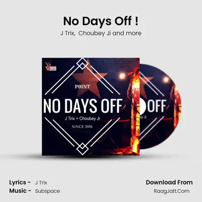 No Days Off ! MP3 Song by J Trix Cover