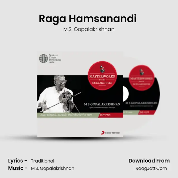 Raga Hamsanandi (Niraimathi Mukhamenum) MP3 Song by M.S. Gopalakrishnan Cover