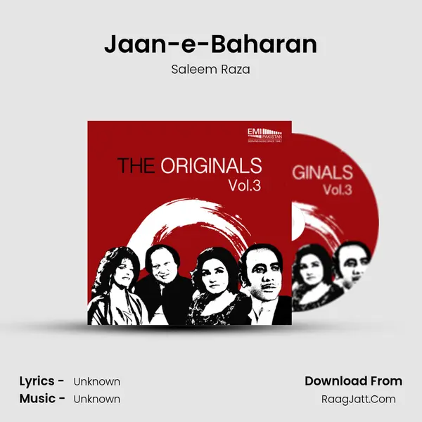 Jaan-e-Baharan MP3 Song by Saleem Raza Cover