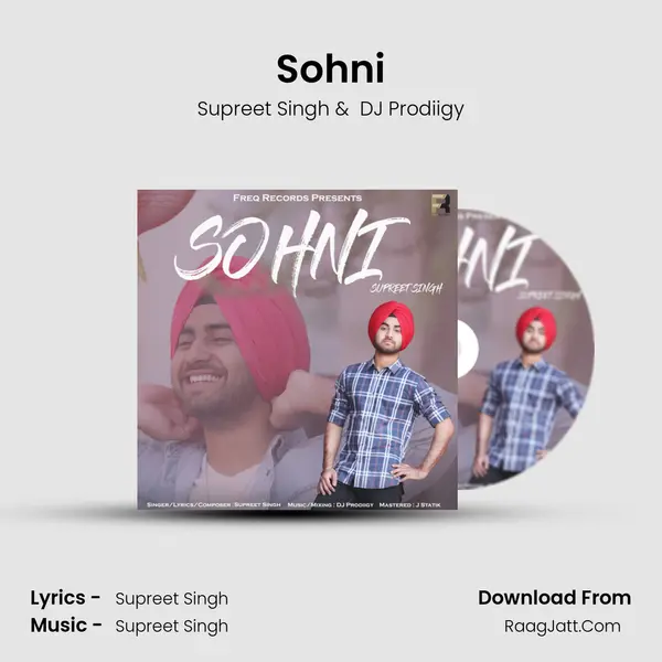 Sohni MP3 Song by Supreet Singh Cover