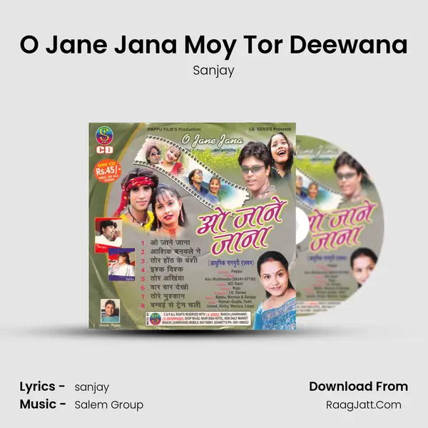 O Jane Jana Moy Tor Deewana MP3 Song by Sanjay Cover