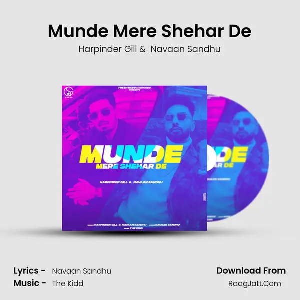 Munde Mere Shehar De MP3 Song by Harpinder Gill Cover