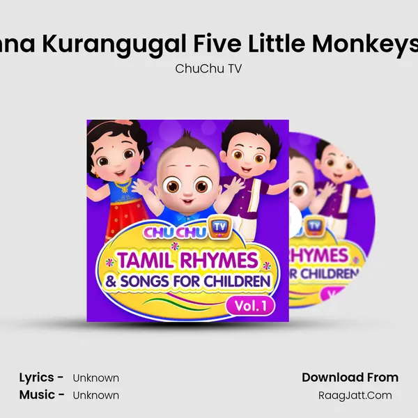 Aindhu Chinna Kurangugal Five Little Monkeys Tamil Song MP3 Song by ChuChu TV Cover