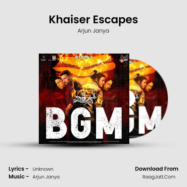 Khaiser Escapes MP3 Song by Arjun Janya Cover