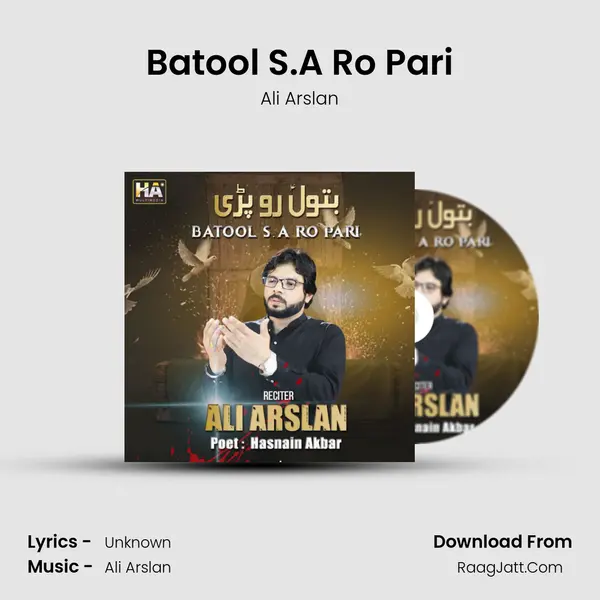 Batool S.A Ro Pari MP3 Song by Ali Arslan Cover