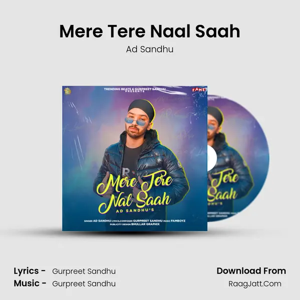 Mere Tere Naal Saah MP3 Song by Ad Sandhu Cover