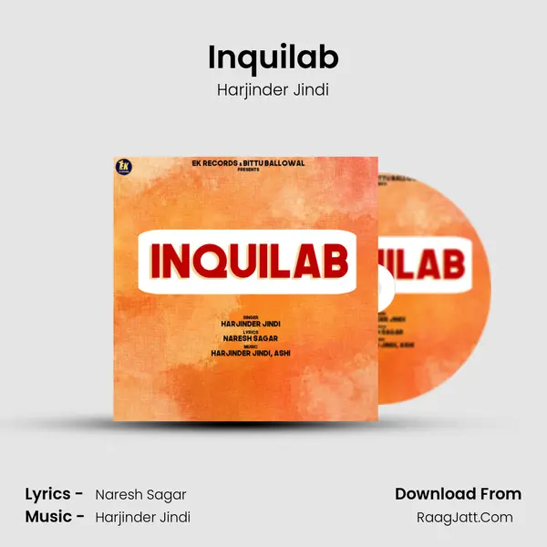 Inquilab MP3 Song by Harjinder Jindi Cover