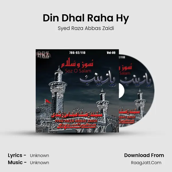 Din Dhal Raha Hy MP3 Song by Syed Raza Abbas Zaidi Cover