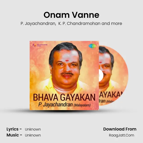 Onam Vanne MP3 Song by P. Jayachandran Cover
