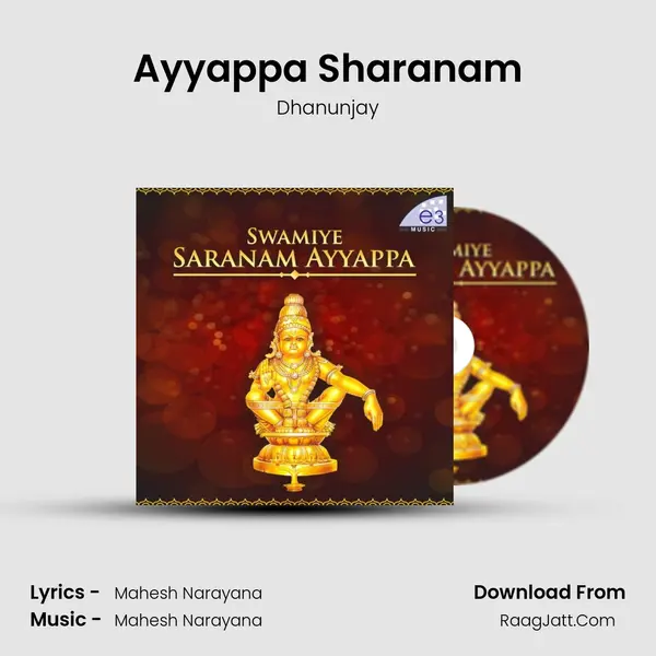 Ayyappa Sharanam MP3 Song by Dhanunjay Cover
