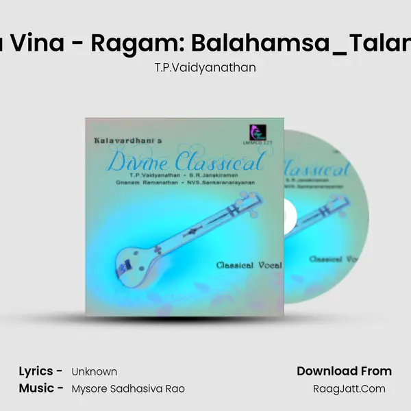 Ninnu Vina - Ragam: Balahamsa_Talam: Adi MP3 Song by T.P.Vaidyanathan Cover