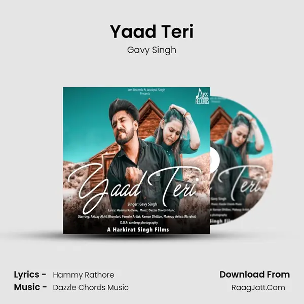 Yaad Teri MP3 Song by Gavy Singh Cover