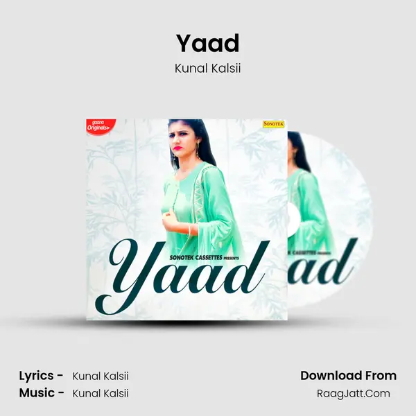 Yaad MP3 Song by Kunal Kalsii Cover