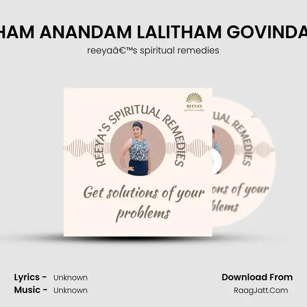 LALITHAM ACHUDHAM LALITHAM ANANDAM LALITHAM GOVINDAM. - increase intrest of your MP3 Song by reeyaâ€™s spiritual remedies Cover