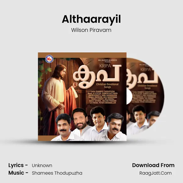 Althaarayil MP3 Song by Wilson Piravam Cover