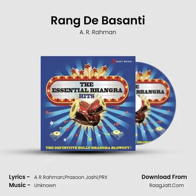 Rang De Basanti MP3 Song by A. R. Rahman Cover