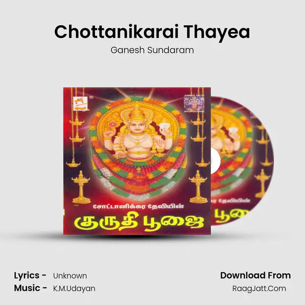 Chottanikarai Thayea MP3 Song by Ganesh Sundaram Cover