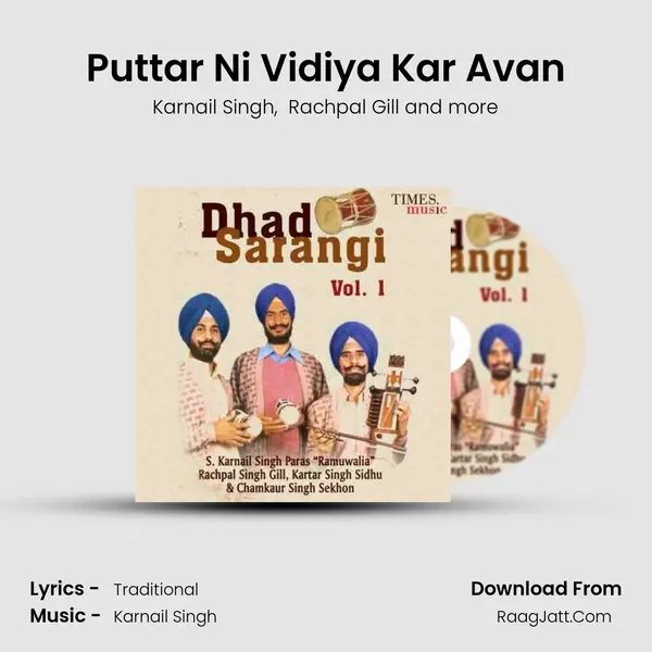 Puttar Ni Vidiya Kar Avan MP3 Song by Karnail Singh Cover