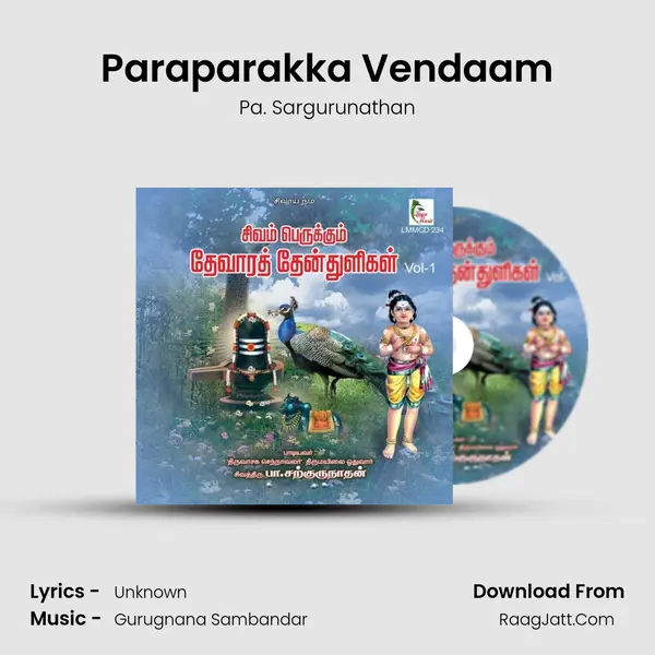 Paraparakka Vendaam MP3 Song by Pa. Sargurunathan Cover