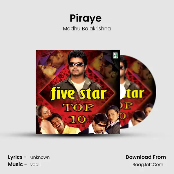 Piraye (From "Pithamagan") Cover