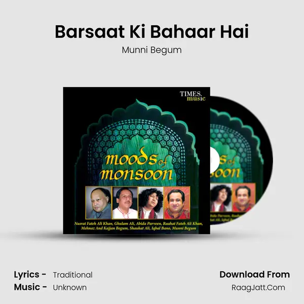 Barsaat Ki Bahaar Hai MP3 Song by Munni Begum Cover