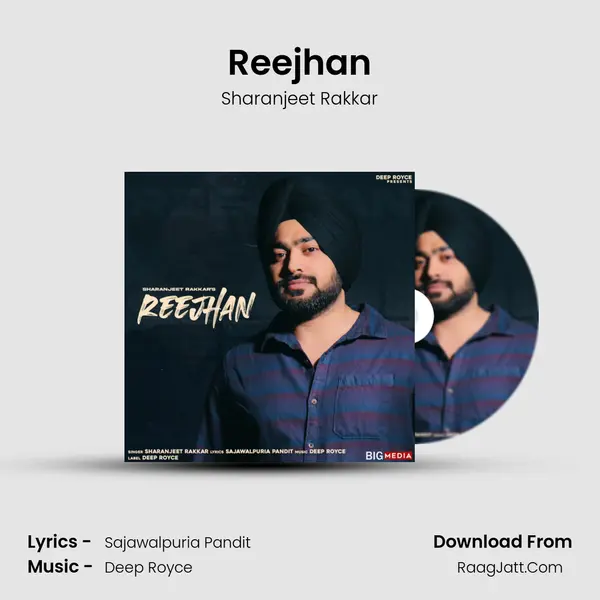 Reejhan MP3 Song by Sharanjeet Rakkar Cover