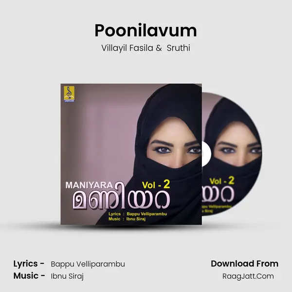Poonilavum MP3 Song by Villayil Fasila Cover