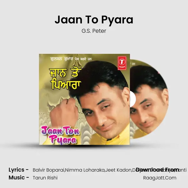 Jaan To Pyara MP3 Song by G.S. Peter Cover