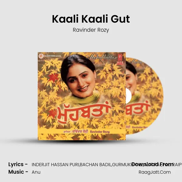 Kaali Kaali Gut MP3 Song by Ravinder Rozy Cover