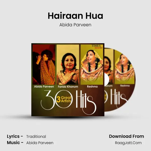 Hairaan Hua MP3 Song by Abida Parveen Cover