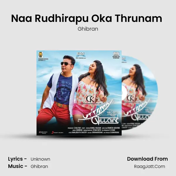 Naa Rudhirapu Oka Thrunam (Karaoke Version) MP3 Song by Ghibran Cover