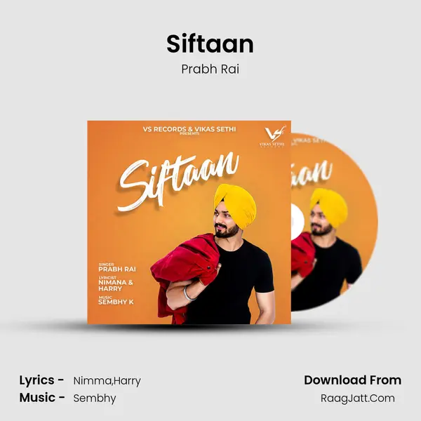 Siftaan MP3 Song by Prabh Rai Cover
