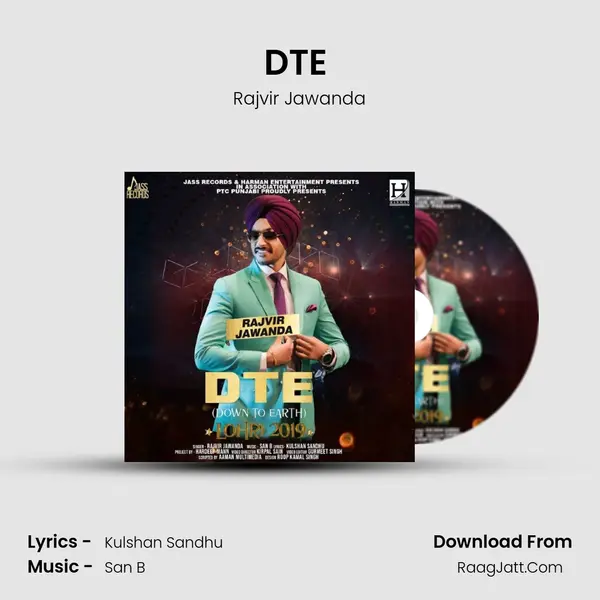 DTE (Down To Earth) MP3 Song by Rajvir Jawanda Cover