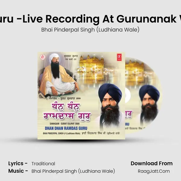 Guru Sikh Sikh Guru -Live Recording At Gurunanak Wadi Udna  Surat MP3 Song by Bhai Pinderpal Singh (Ludhiana Wale) Cover