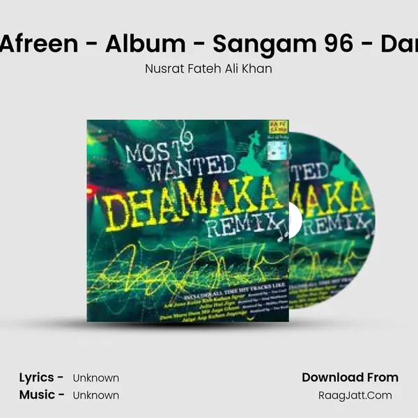 Afreen Afreen - Album - Sangam 96 - Dance Mix MP3 Song by Nusrat Fateh Ali Khan Cover