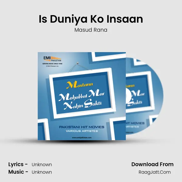 Is Duniya Ko Insaan MP3 Song by Masud Rana Cover